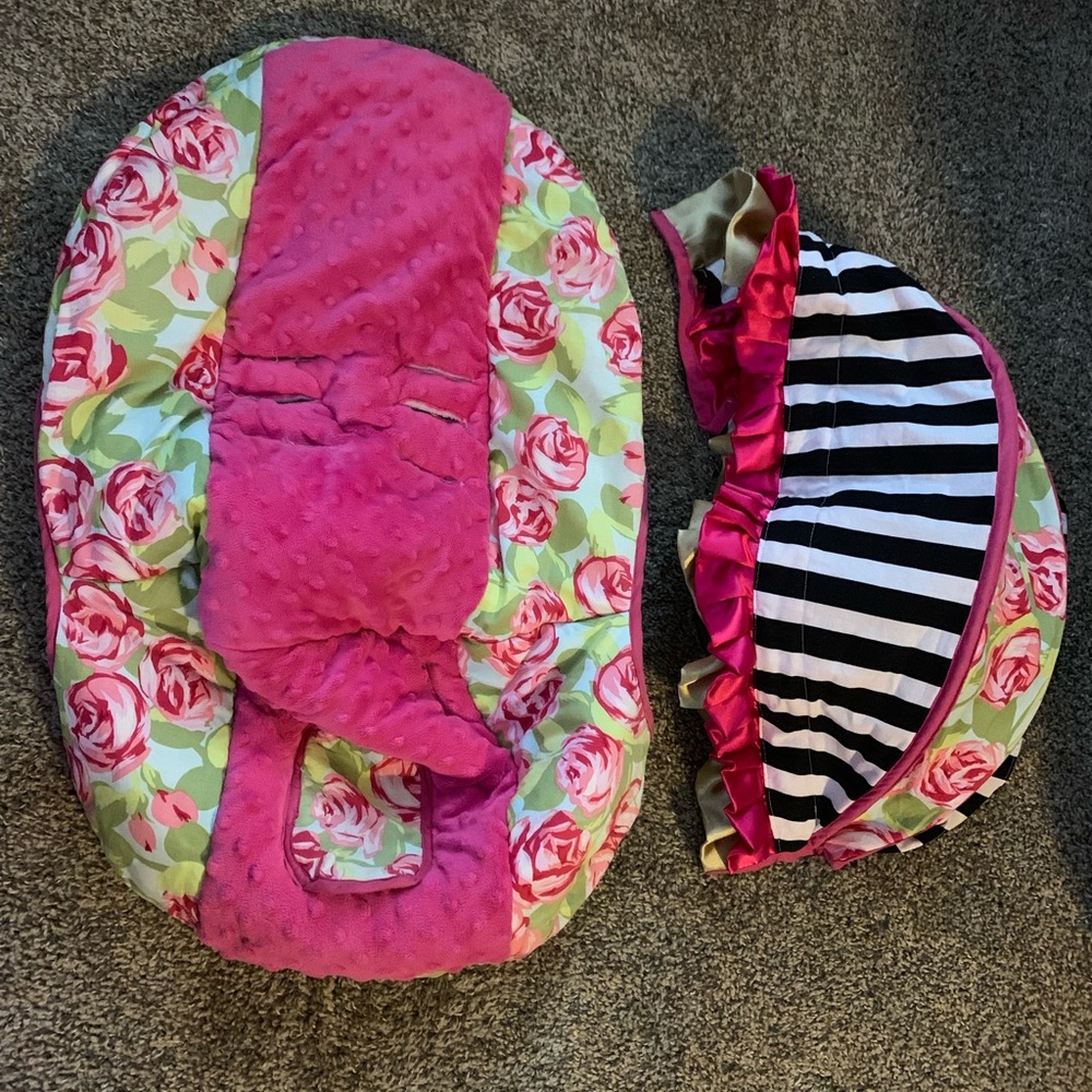 Boutique Style Infant Car seat Cover